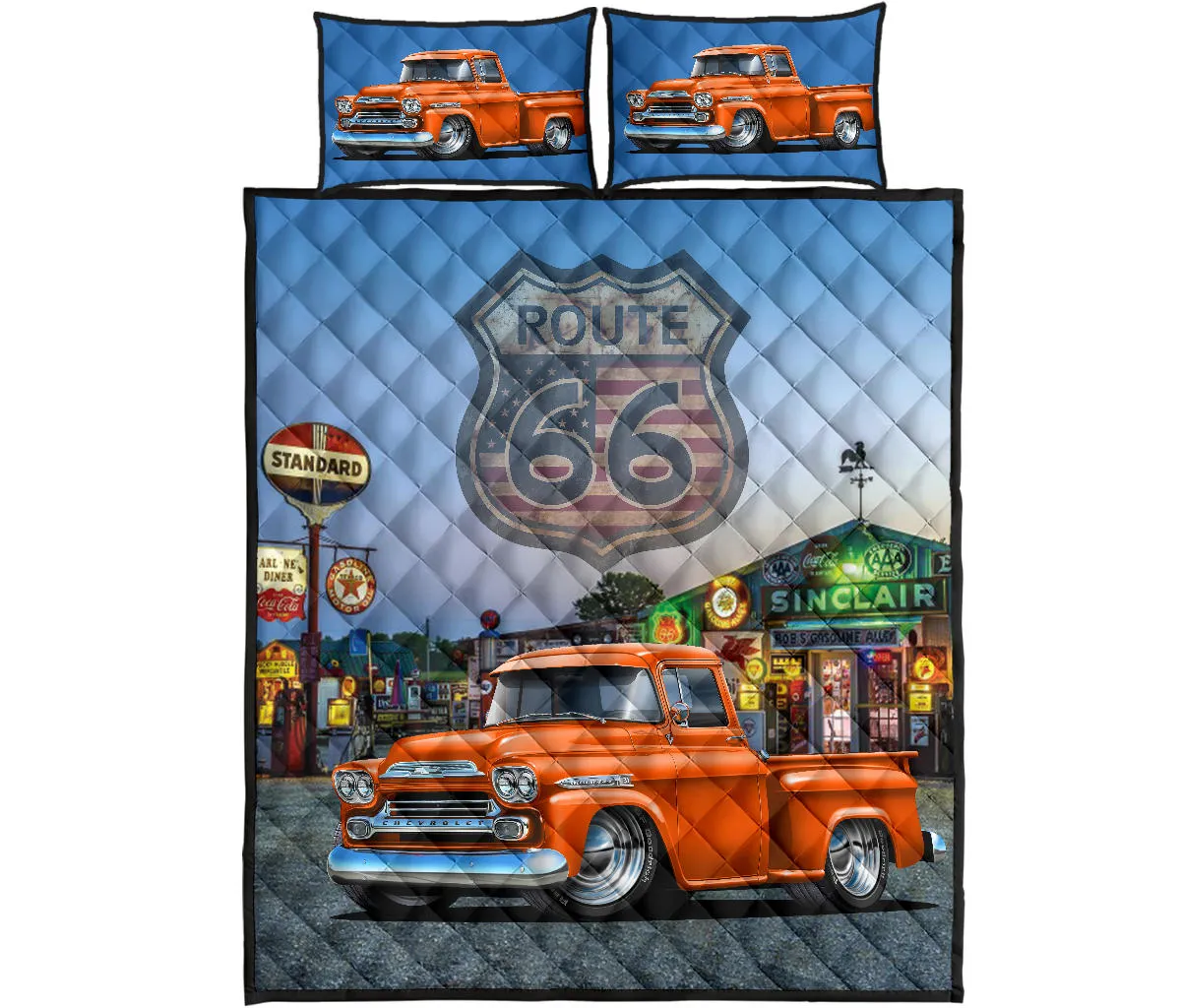 1959 Chavy Apache Pickup Truck Quilt Set