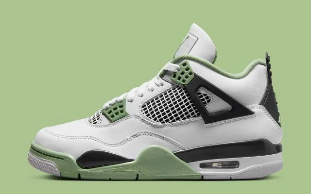 2023 Wmns Nike Air Jordan 4 Retro Seafoam 5-9 White Oil ...