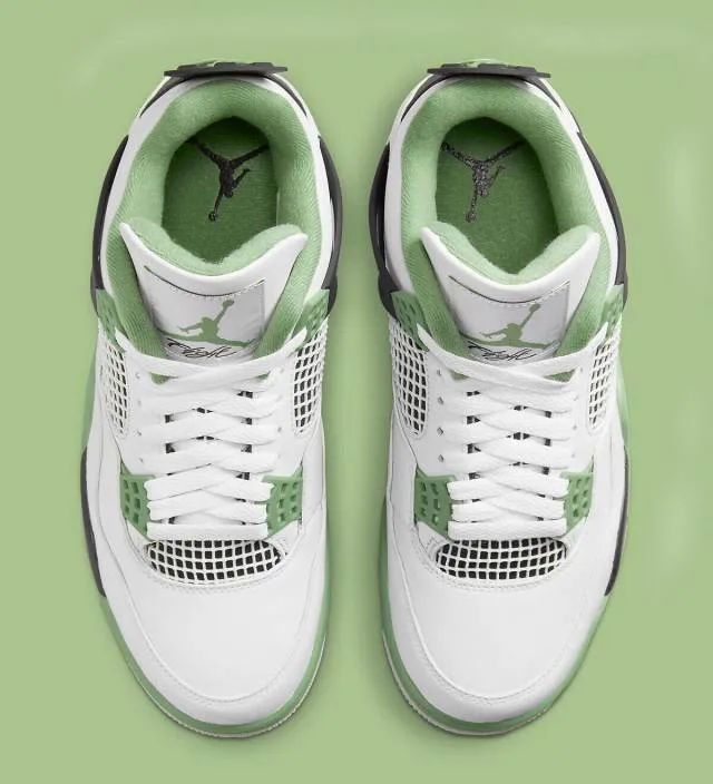 2023 Wmns Nike Air Jordan 4 Retro Seafoam 5-9 White Oil ...