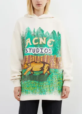 Acne Studios -  Gill Printed Hoodie - Jumper