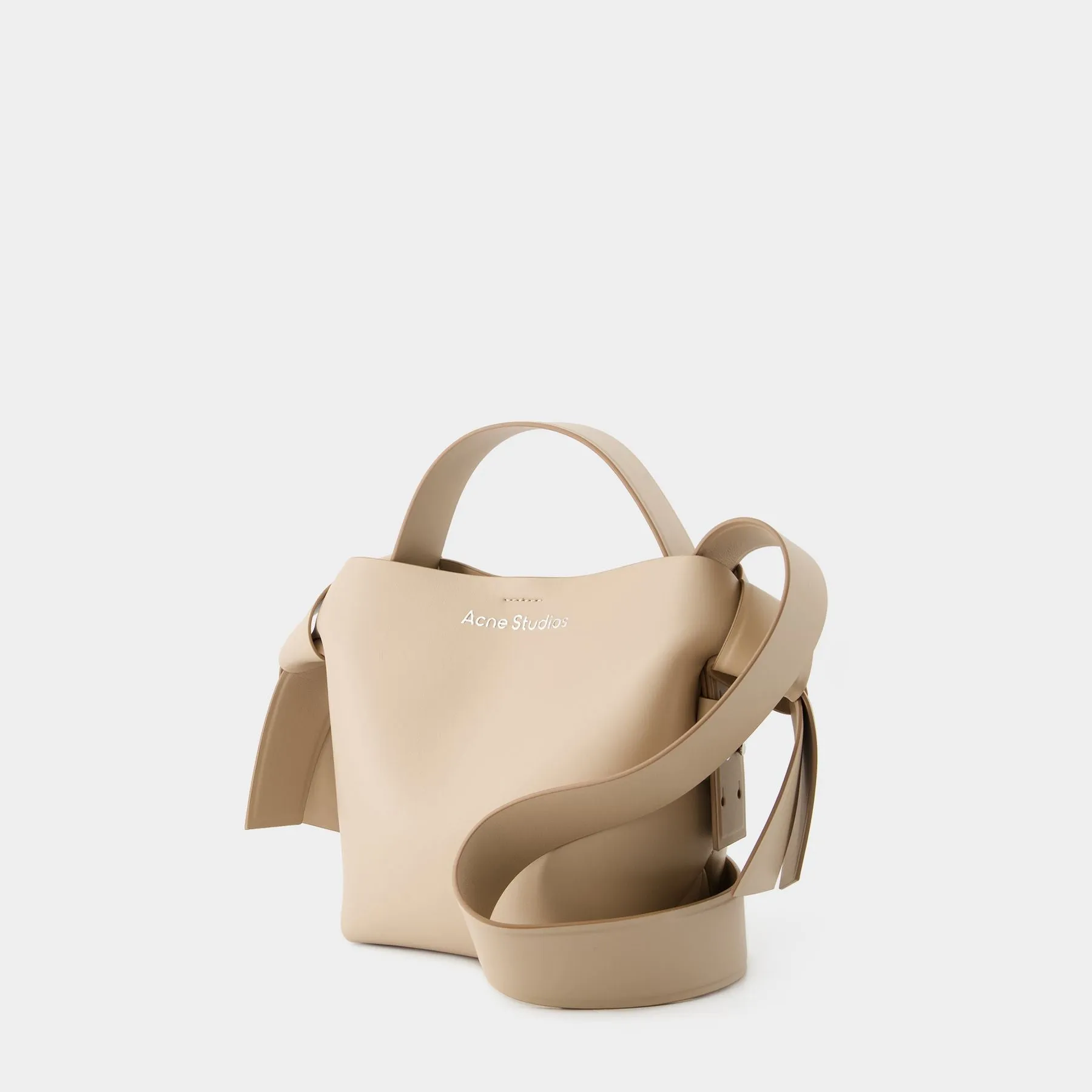 Acne Studios  Musubi Mini R Crossbody - Acne Studios - Leather - Beige