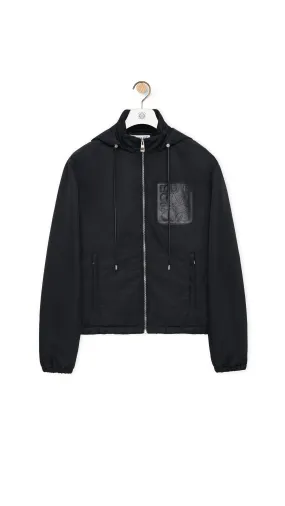 Anagram Windbreaker In Nylon - Black