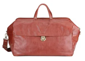 Arthur and Aston cognac leather travel bag \2318-09\