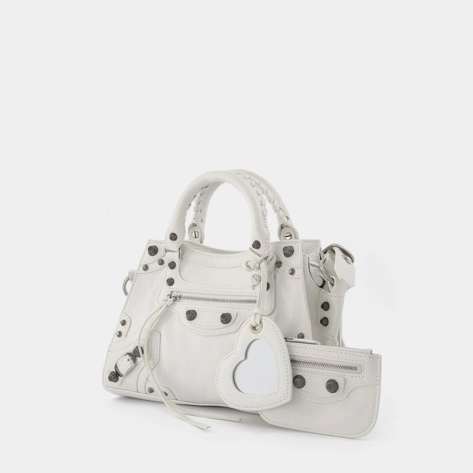 Balenciaga  Neo Cagole Xs Crossbody - Balenciaga - Optic White - Leather