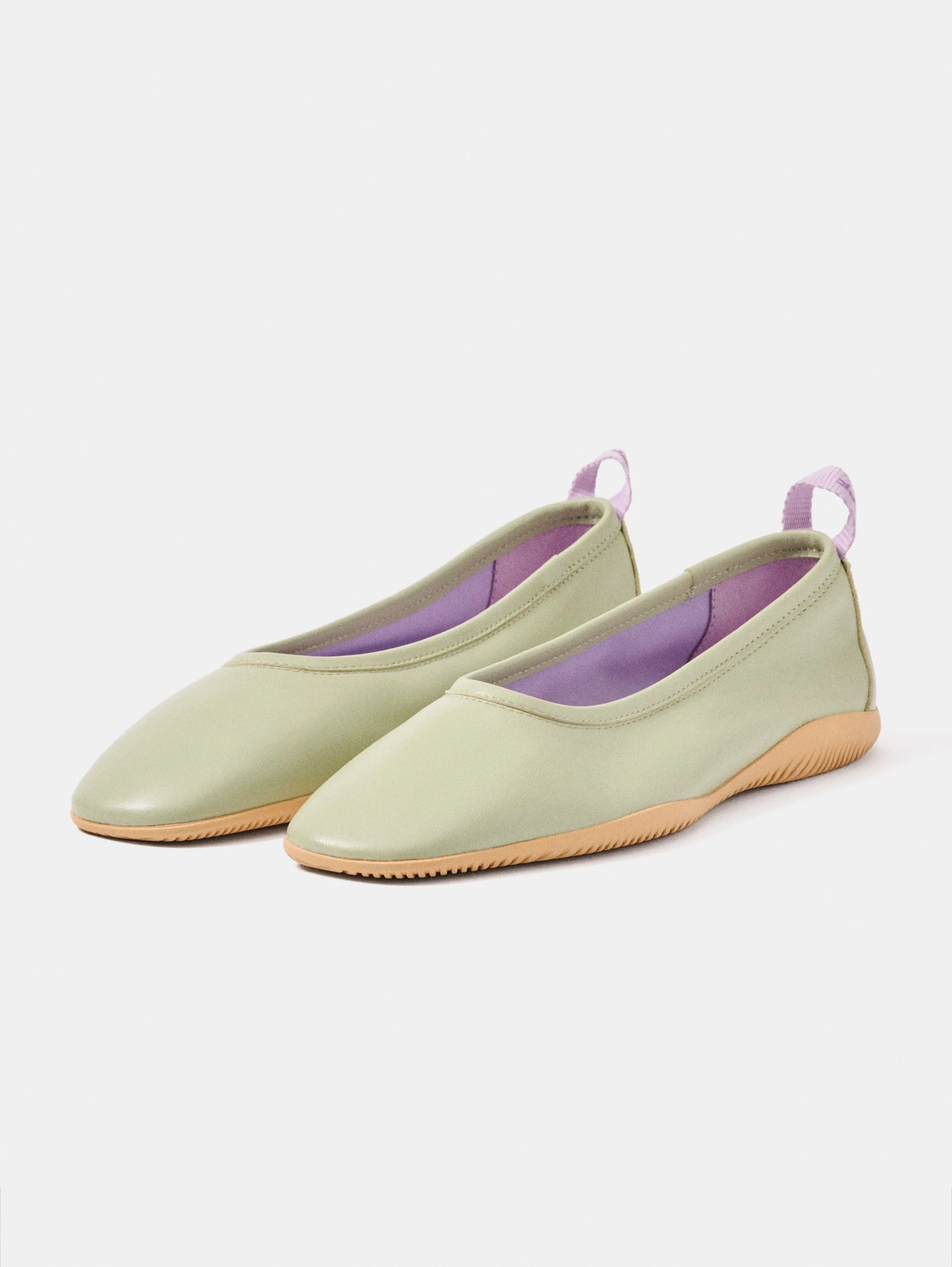 BALLET FLATS GARNIER KHAKI