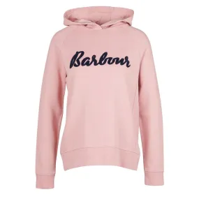 Barbour Womens Otterburn Hoodie Winter Rose