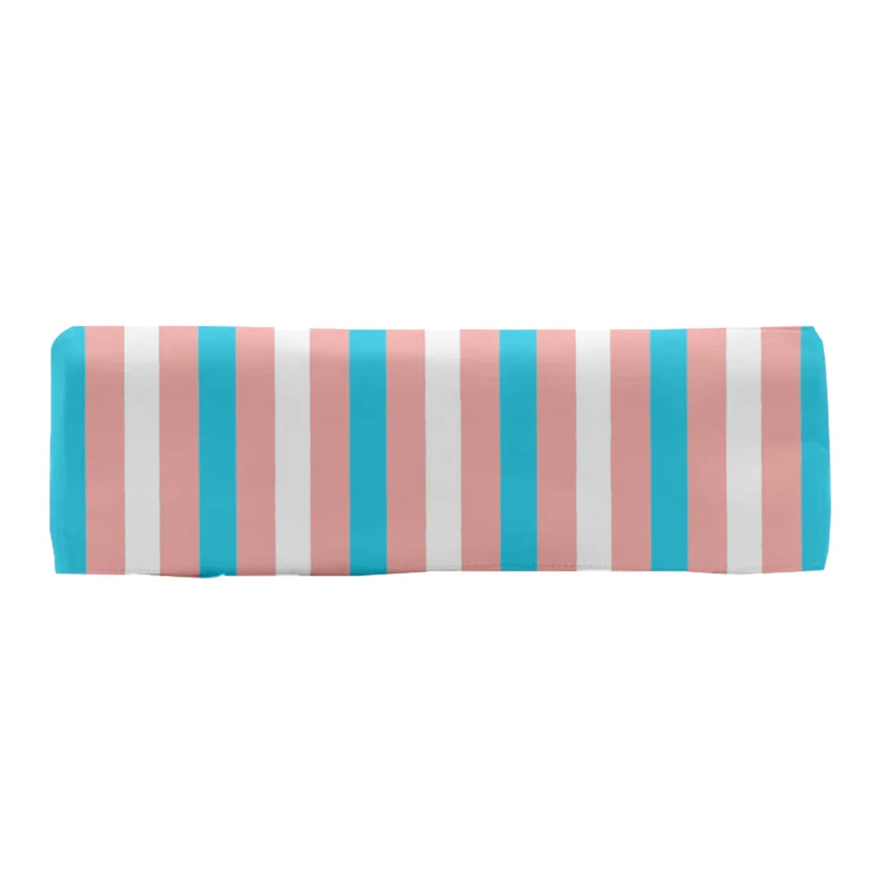 Blue Pink White Candy Striped Carry-on Travel Shoulder Bag