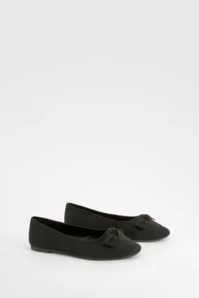 Bow Detail Ballet Flats