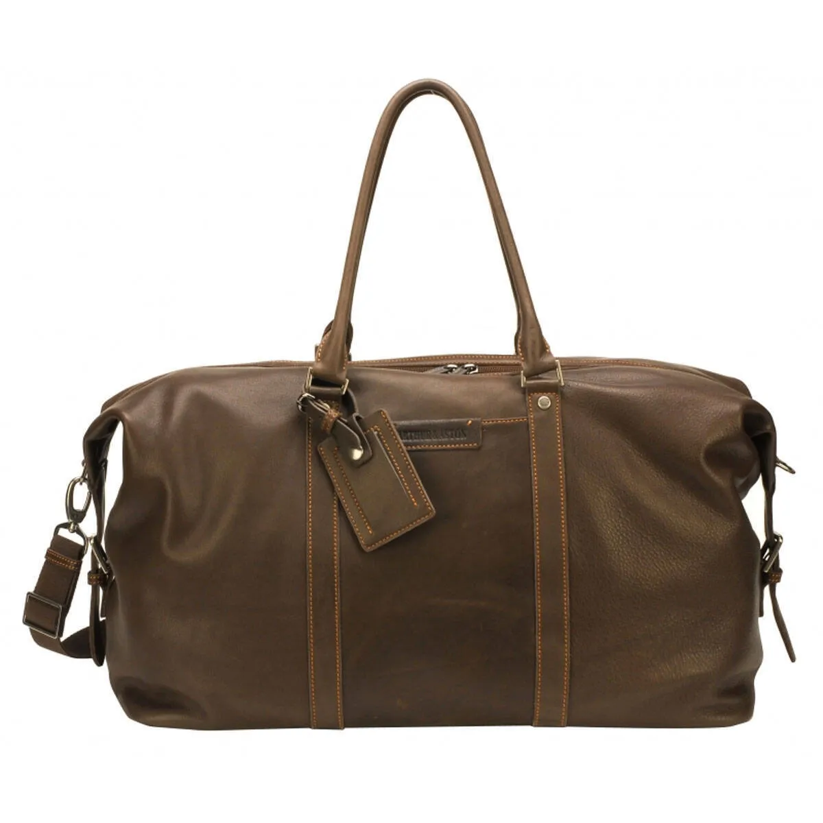 Brown leather travel bag 2028-22