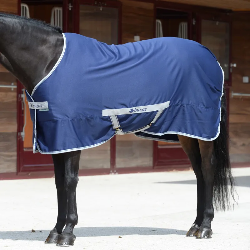 Bucas Freedom Twill Stable Sheet - Navy