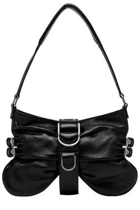 Butterfly Nappa Leather Shoulder Bag