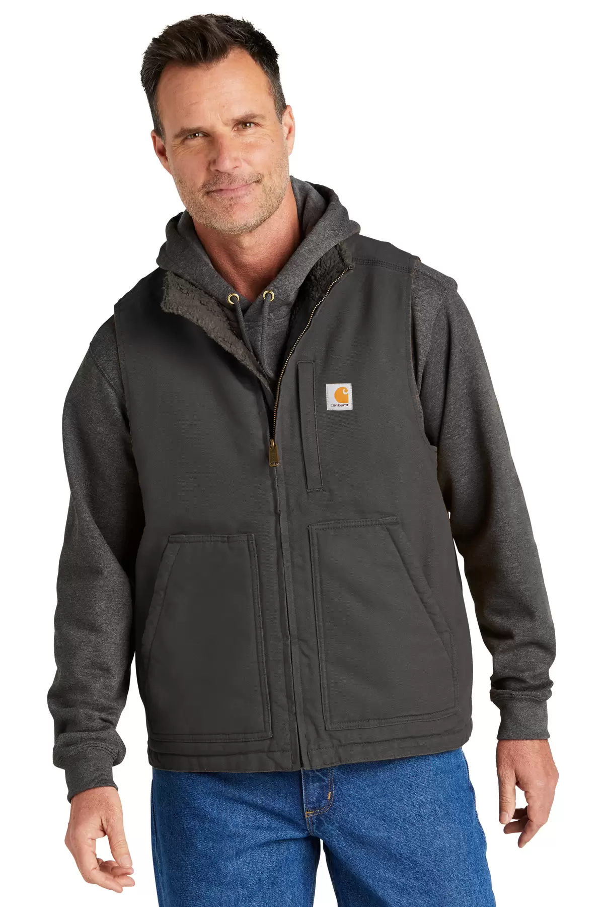 CARHARTT CT104277 Carhartt   Sherpa-Lined Mock Neck Vest SKU: CT104277