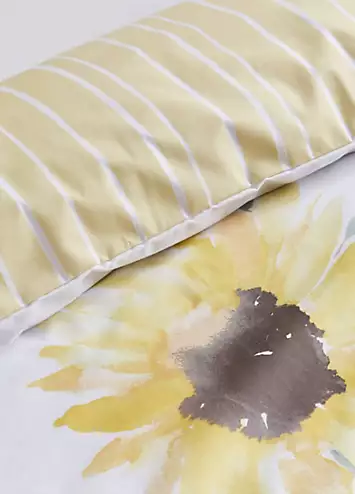 Catherine Lansfield Painted Sunflowers Duvet Cover & Pillowcase Set | Kaleidoscope