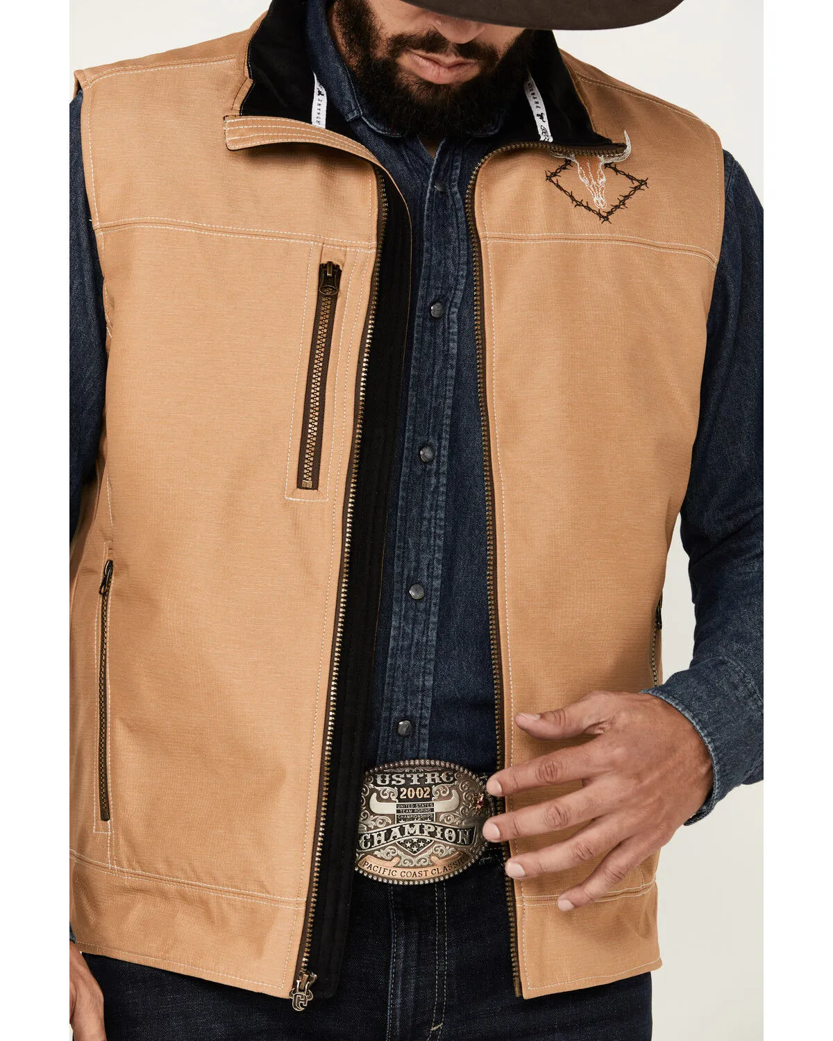 Cowboy Hardware Men's Buckskin Woodsman Tech Vest