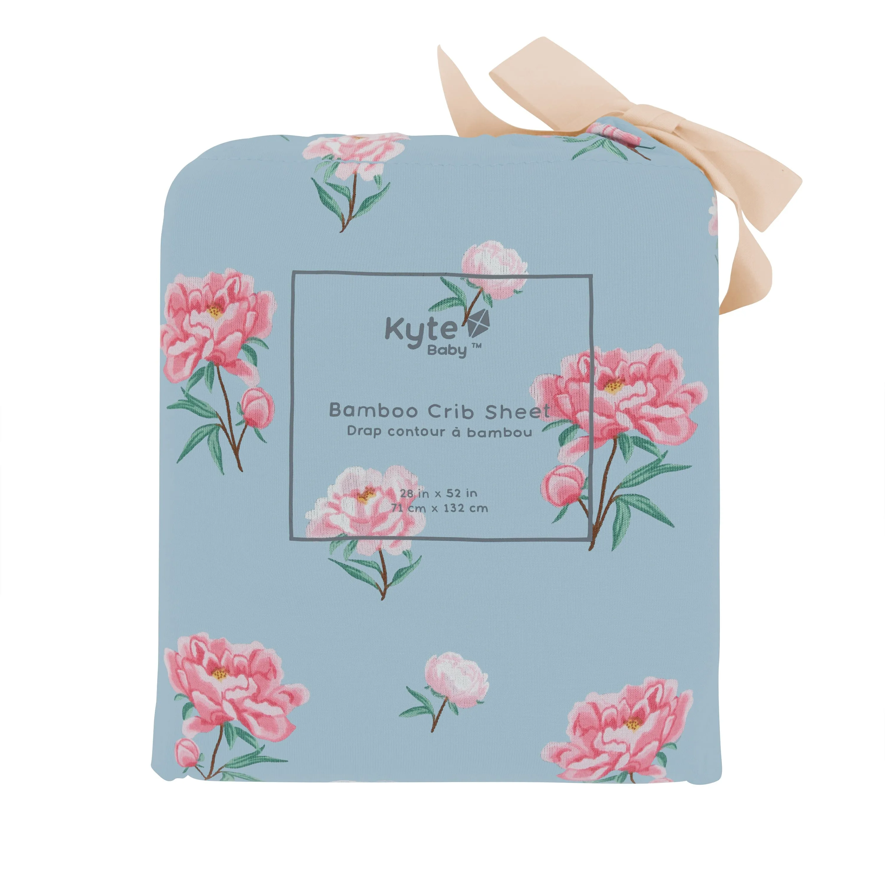 Crib Sheet in Peony