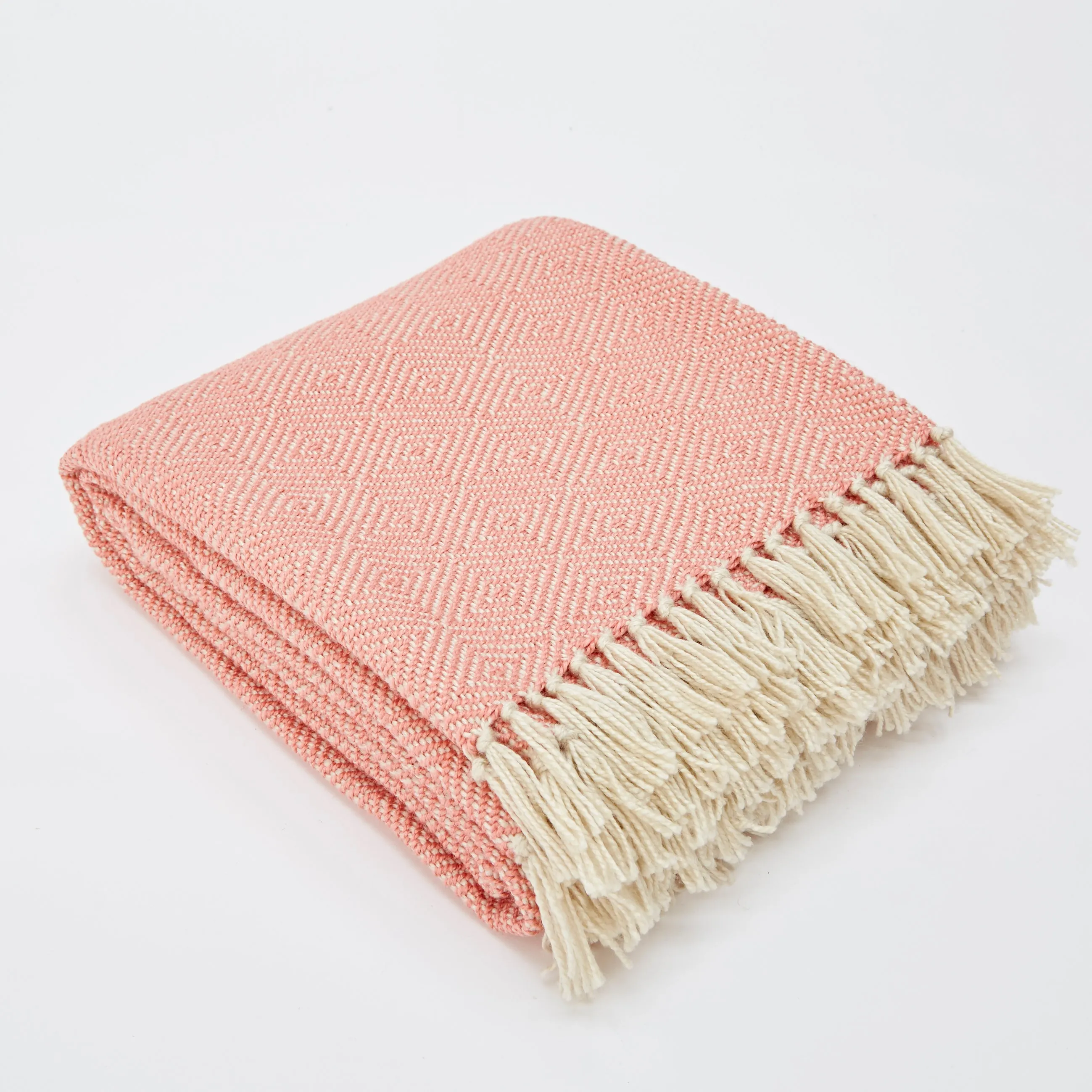 Diamond Blanket - Coral