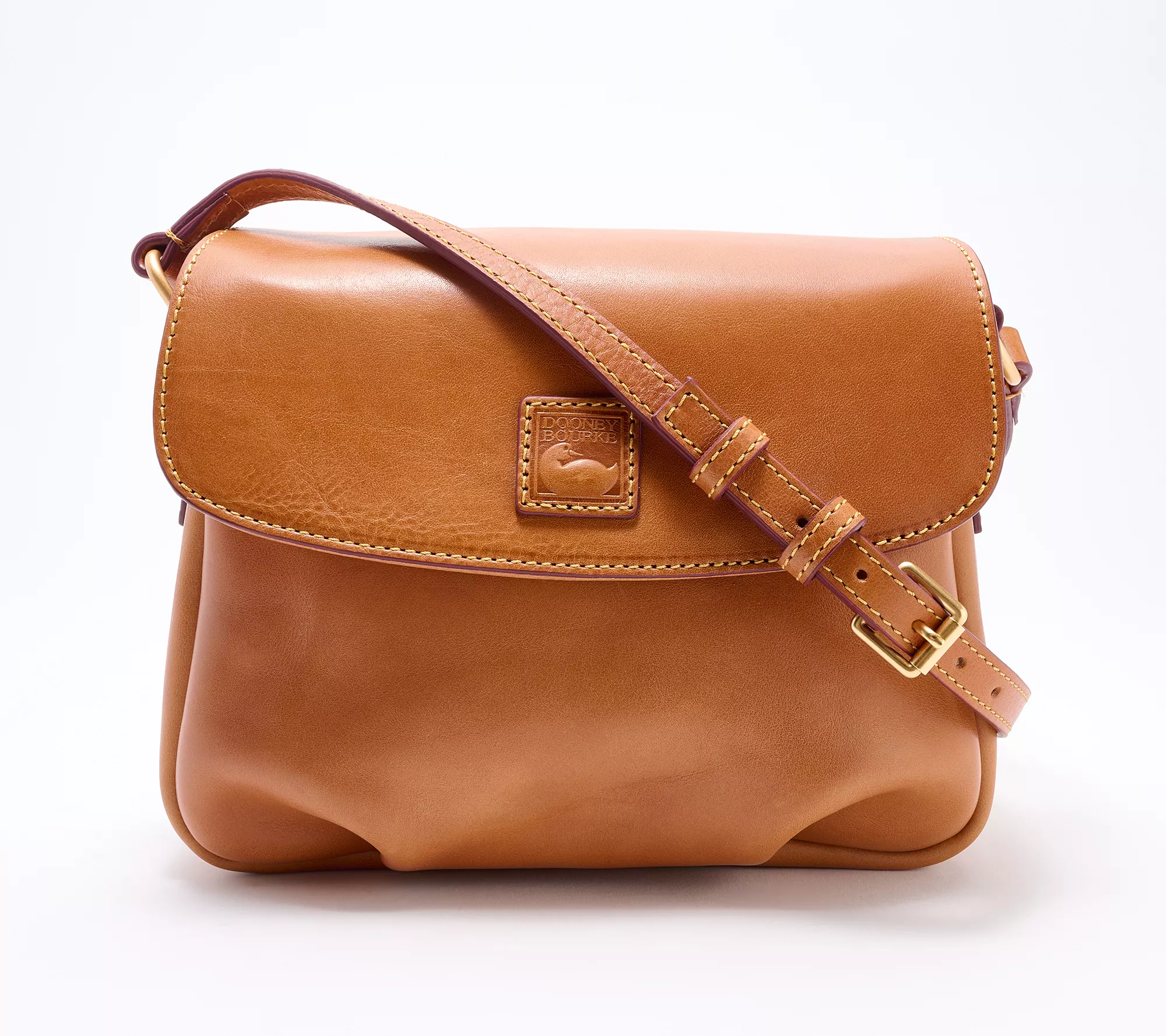 Dooney & Bourke Florentine Leather Flap Crossbody