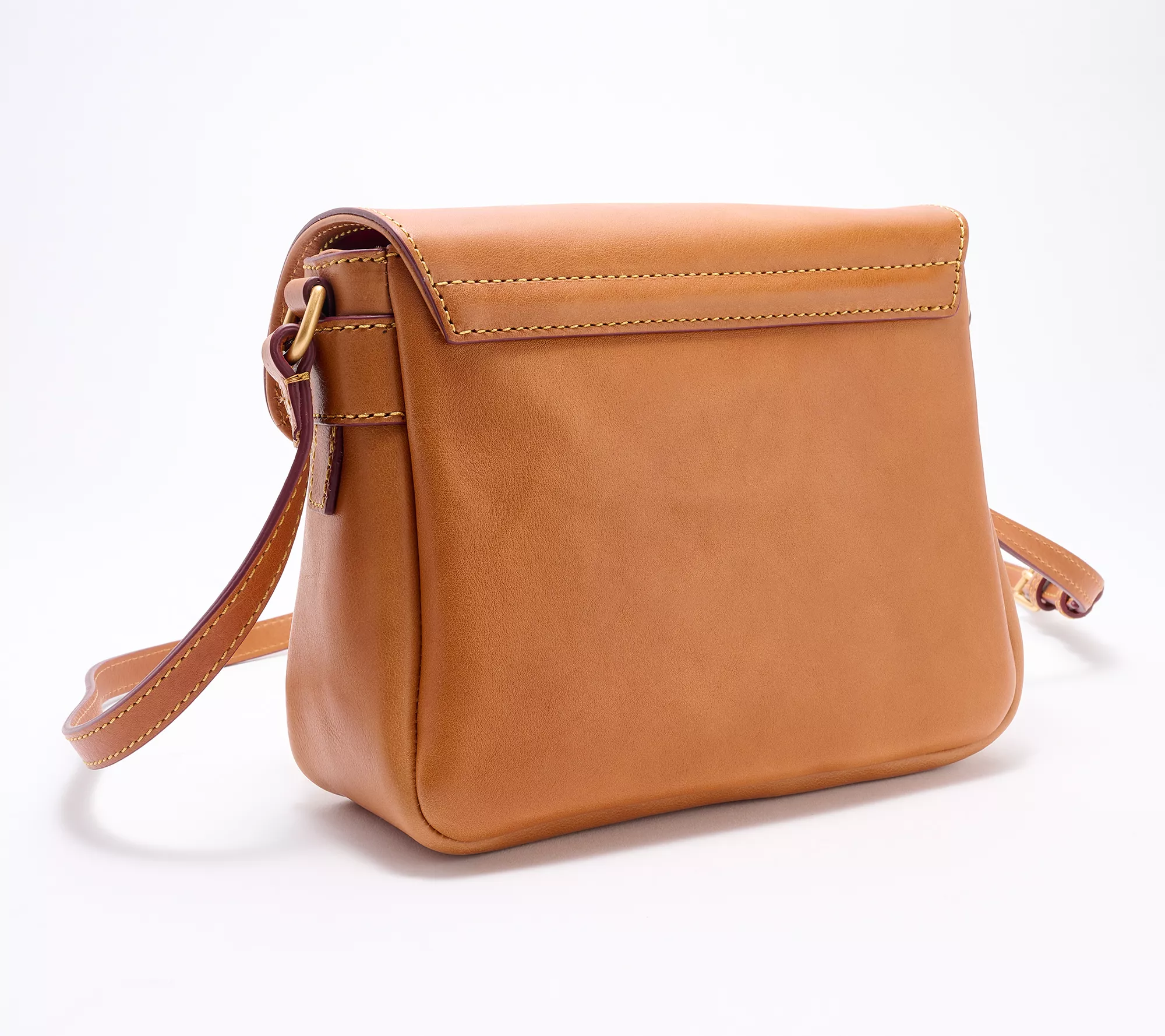 Dooney & Bourke Florentine Leather Flap Crossbody