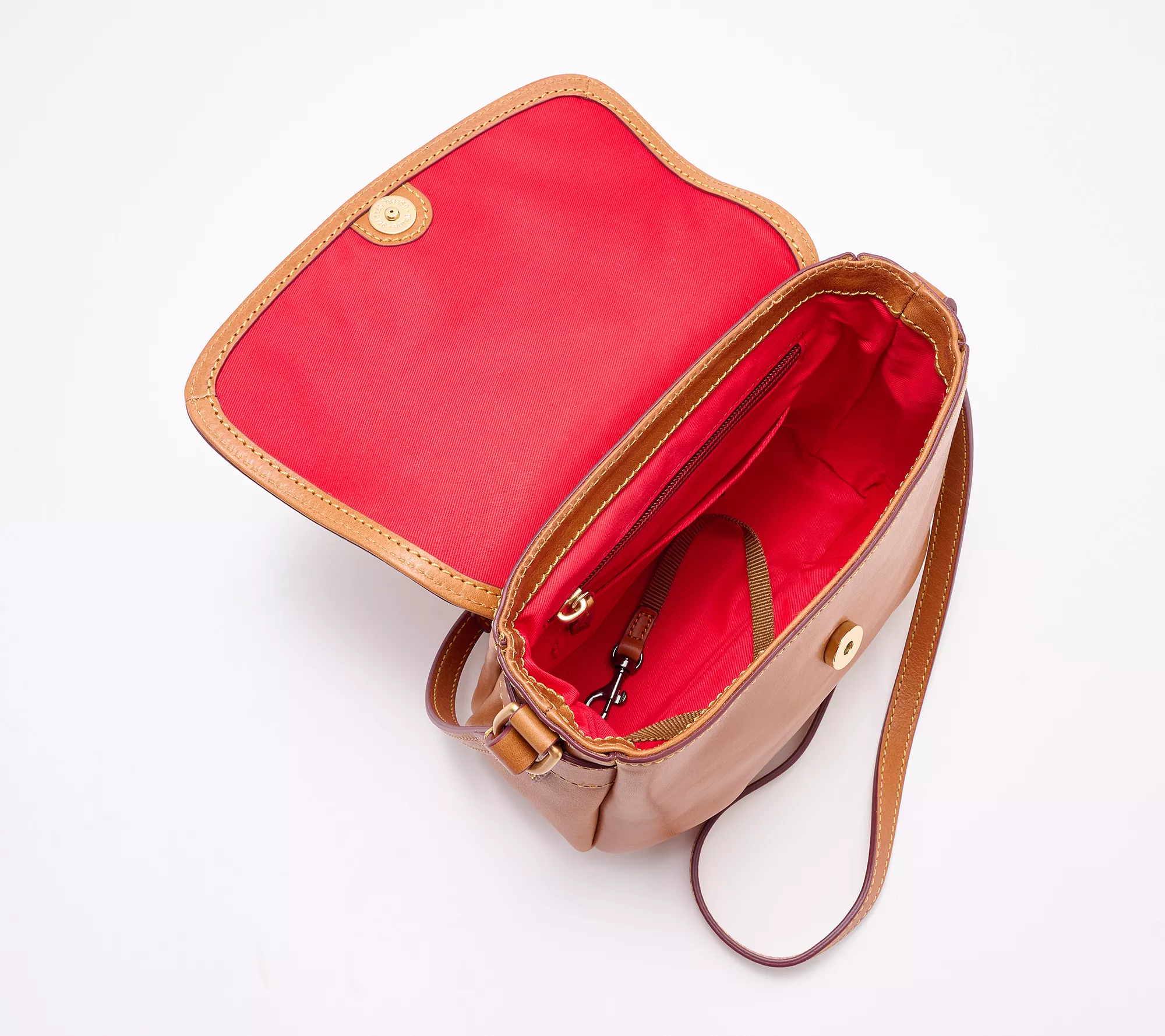 Dooney & Bourke Florentine Leather Flap Crossbody