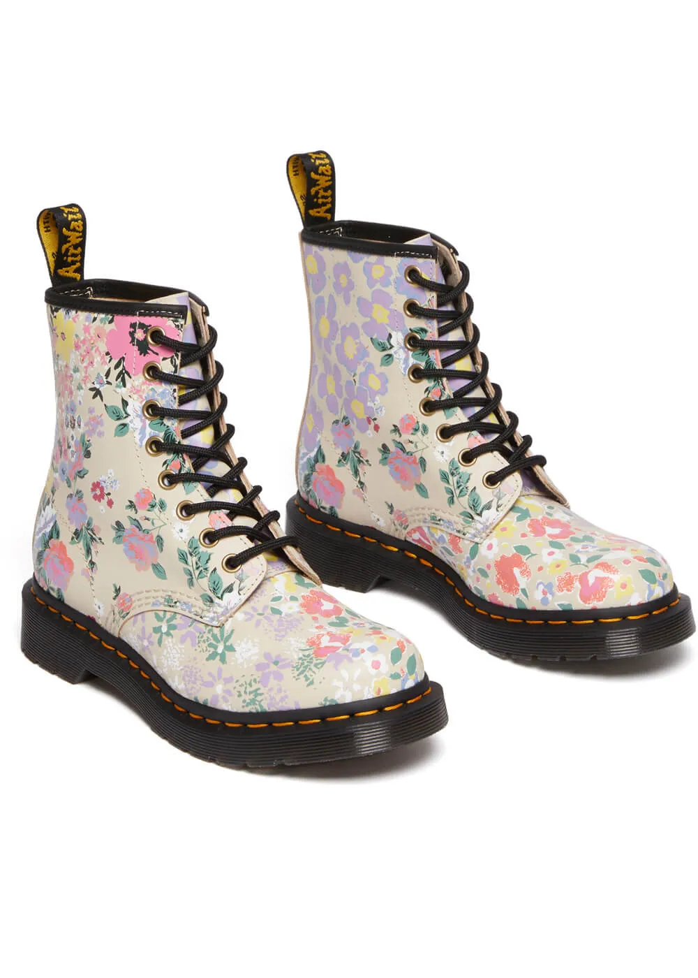 Dr. Martens 1460 Parchment Leather Boots Beige