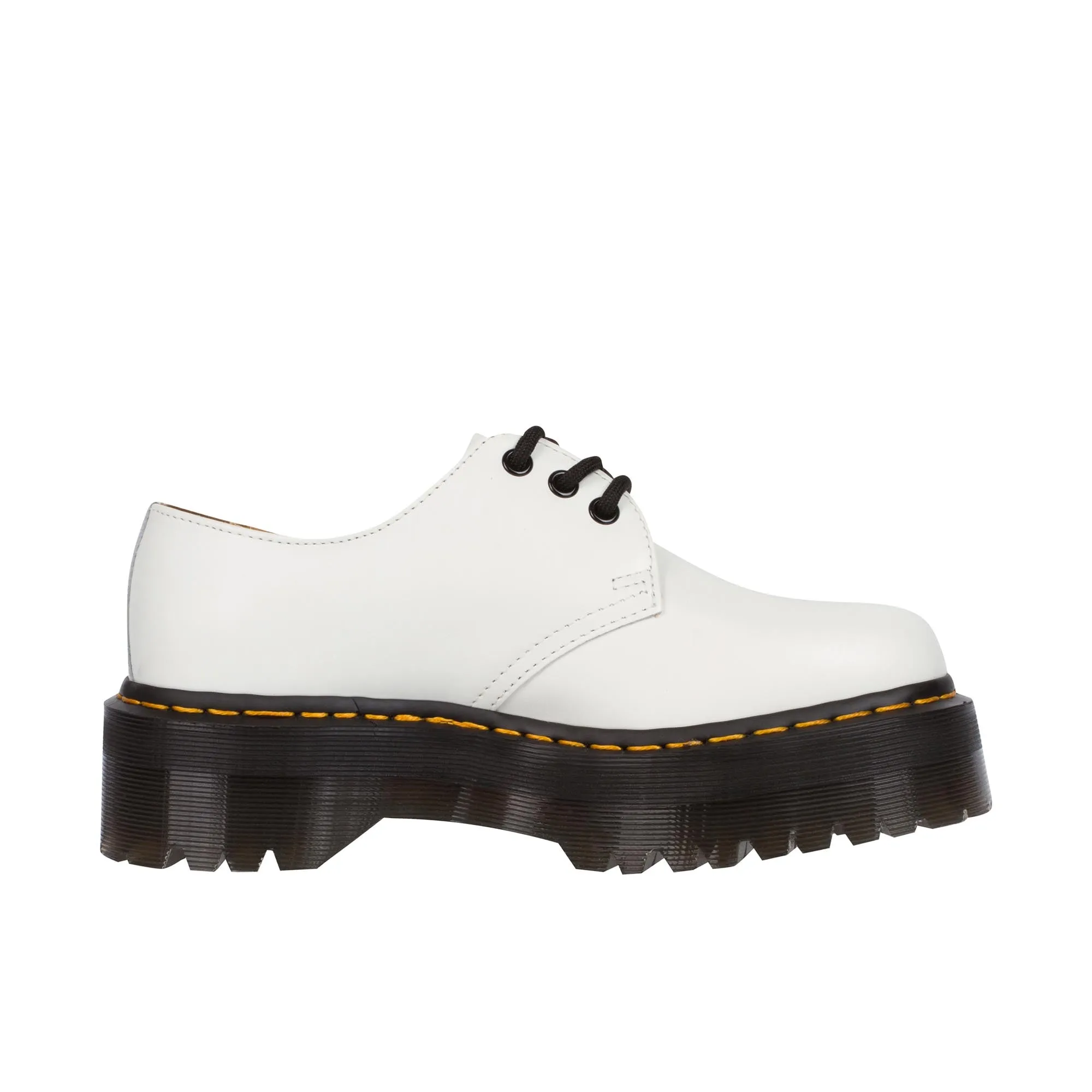 Dr Martens 1461 Quad Polished Smooth White