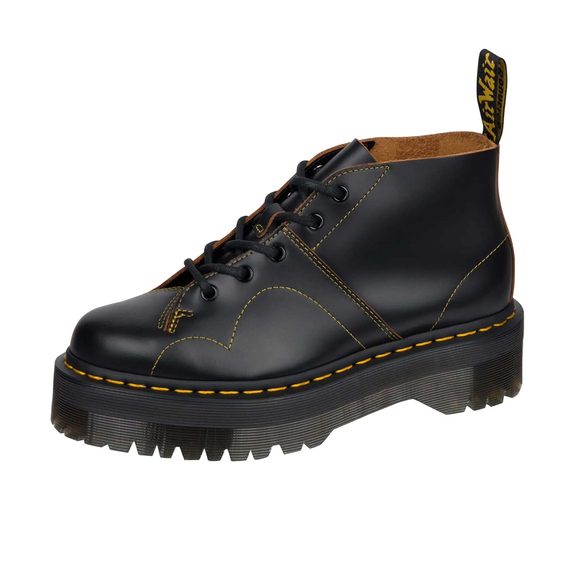 Dr Martens Church Quad Vintage Smooth Black