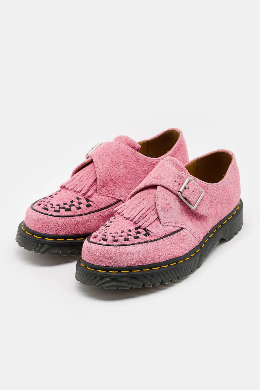 Dr. Martens Ramsey Monk Kiltie Shoe in Pink