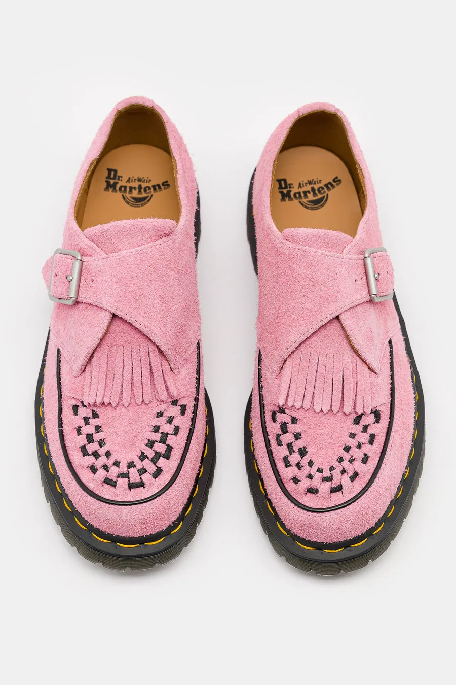 Dr. Martens Ramsey Monk Kiltie Shoe in Pink