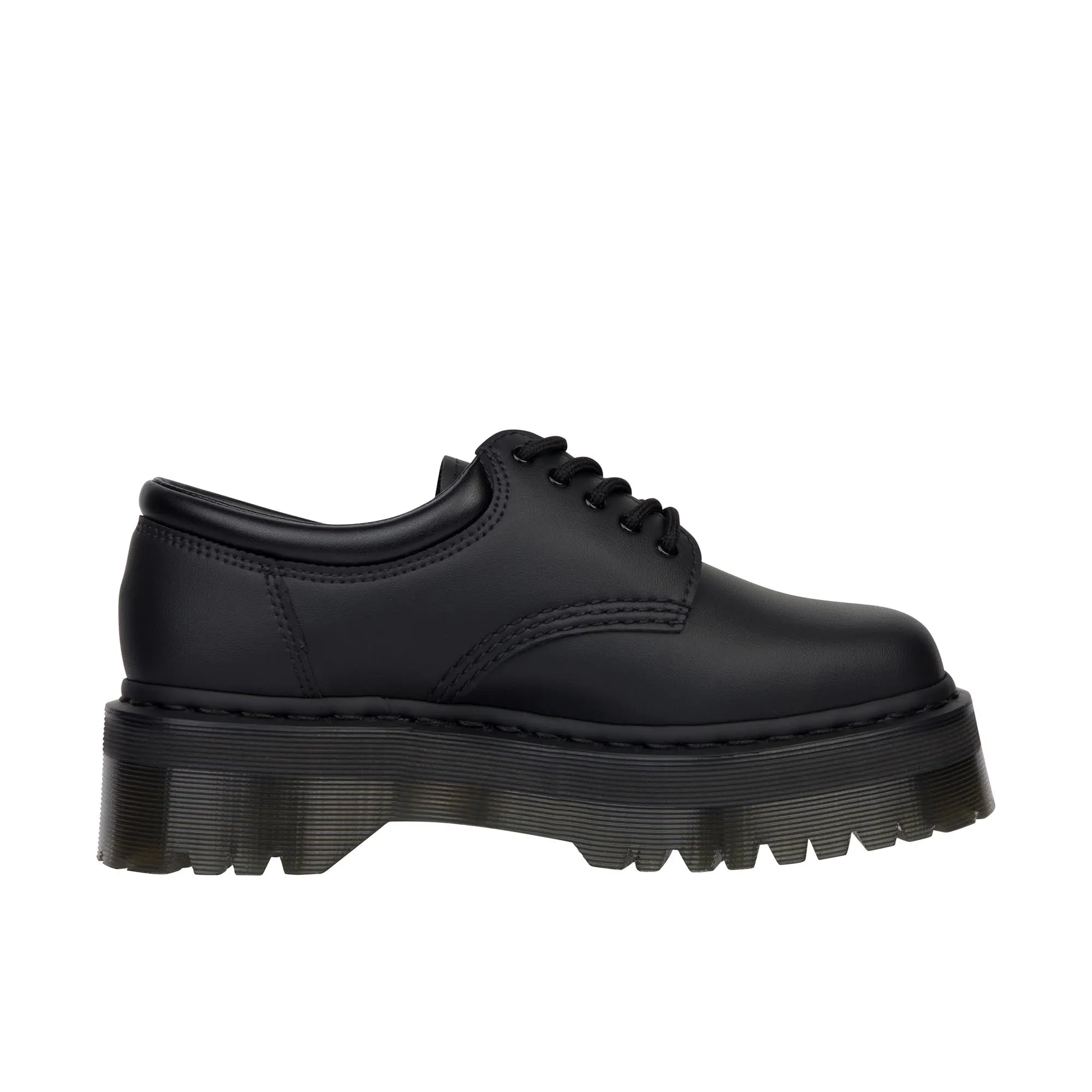 Dr Martens Vegan 8053 Quad Mono Felix Rub Off Black