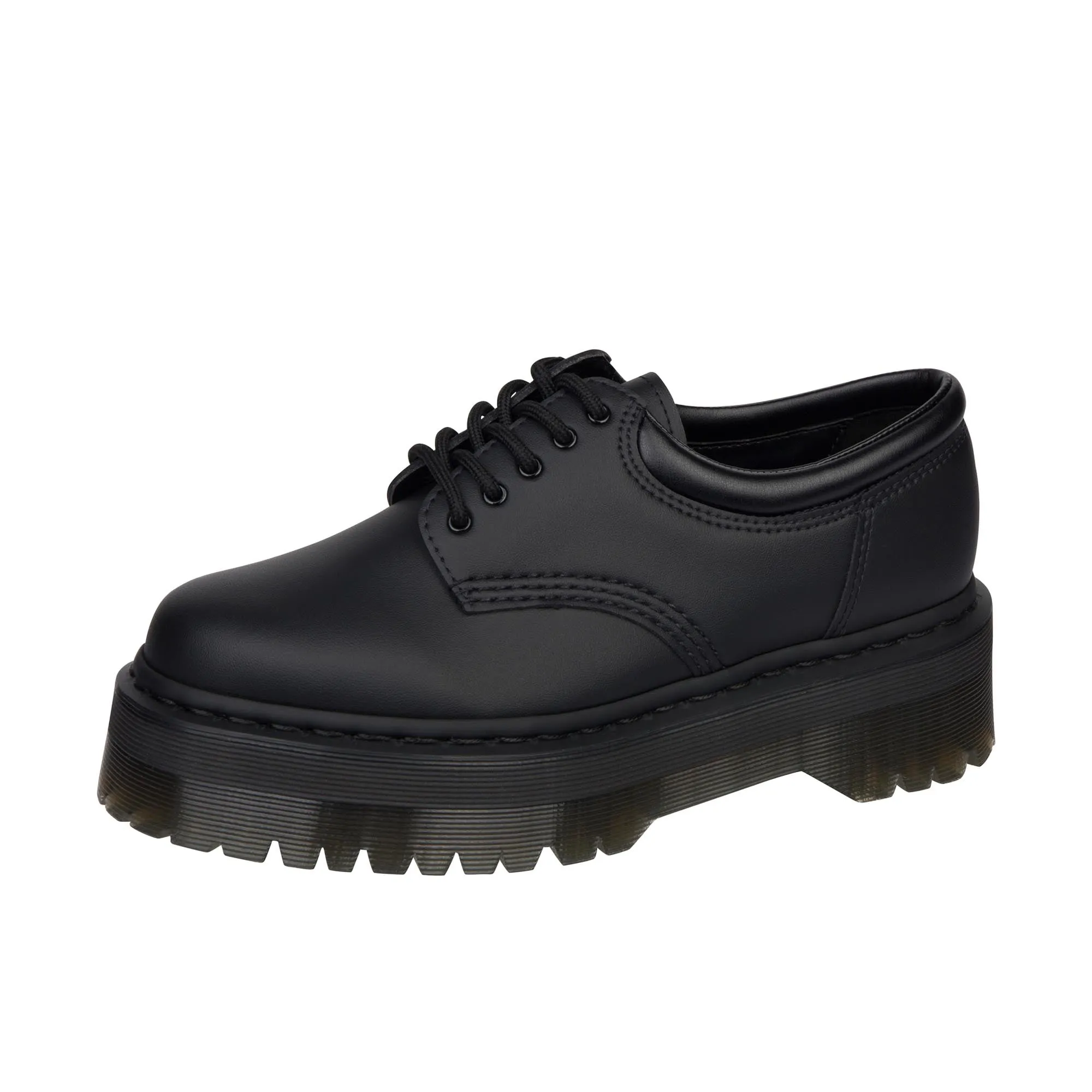 Dr Martens Vegan 8053 Quad Mono Felix Rub Off Black