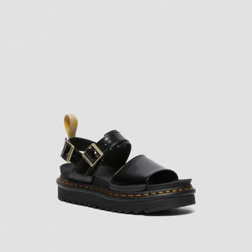 Dr Martens Vegan Voss Strap Womens Sandals | Black - 26803001