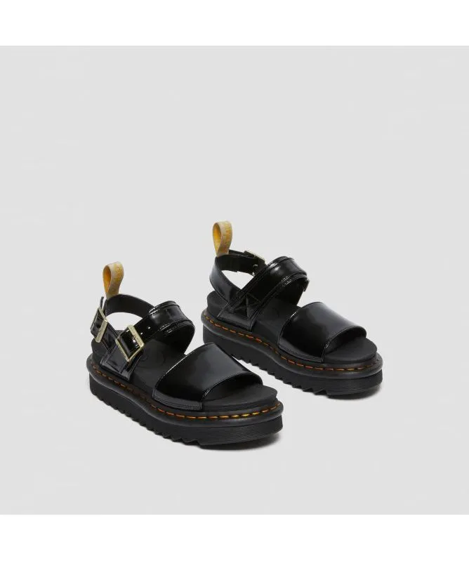 Dr Martens Vegan Voss Strap Womens Sandals | Black - 26803001