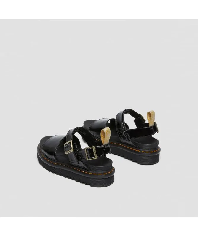 Dr Martens Vegan Voss Strap Womens Sandals | Black - 26803001