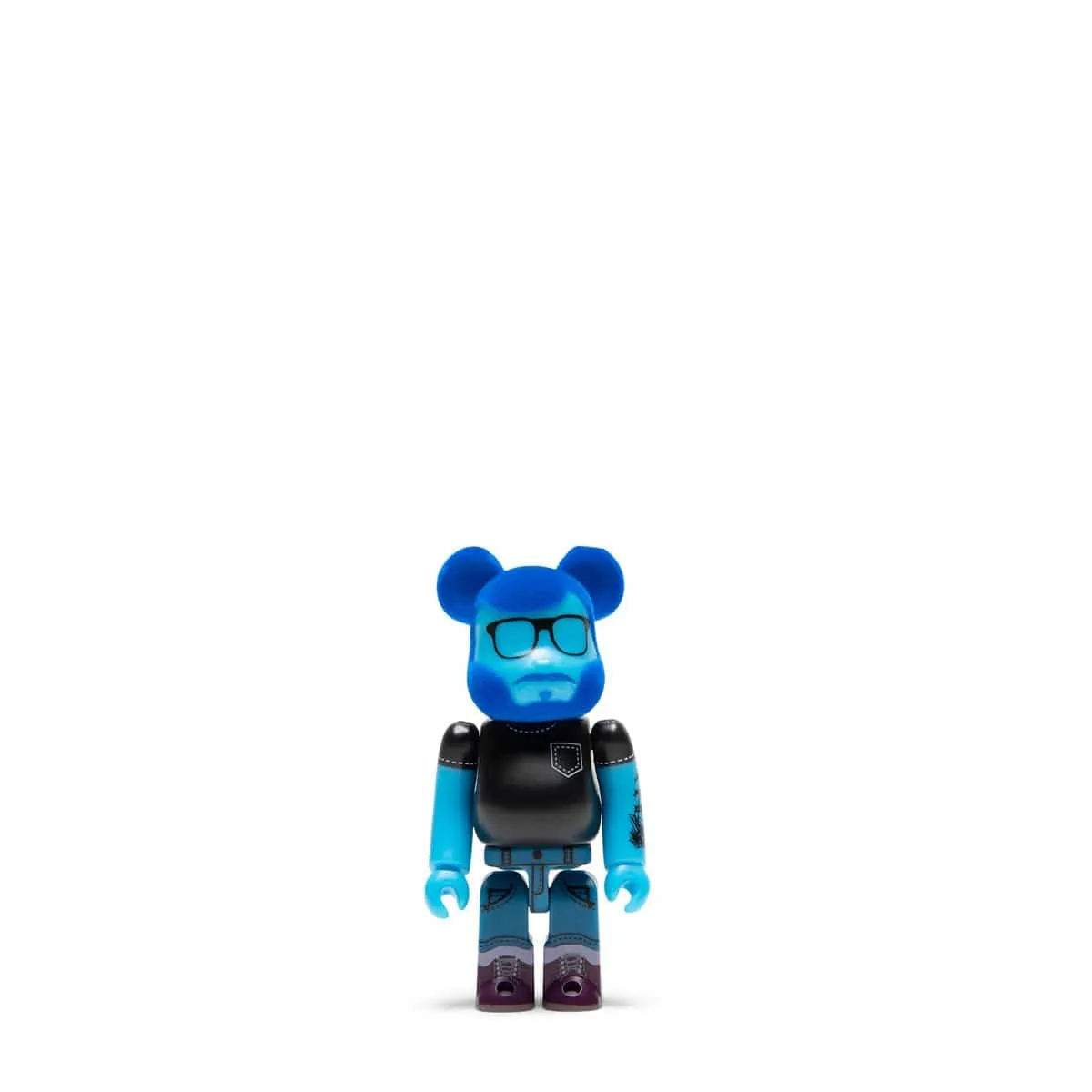 Dr. Martens x Medicom Toy 10S BE@RBRICK Blue