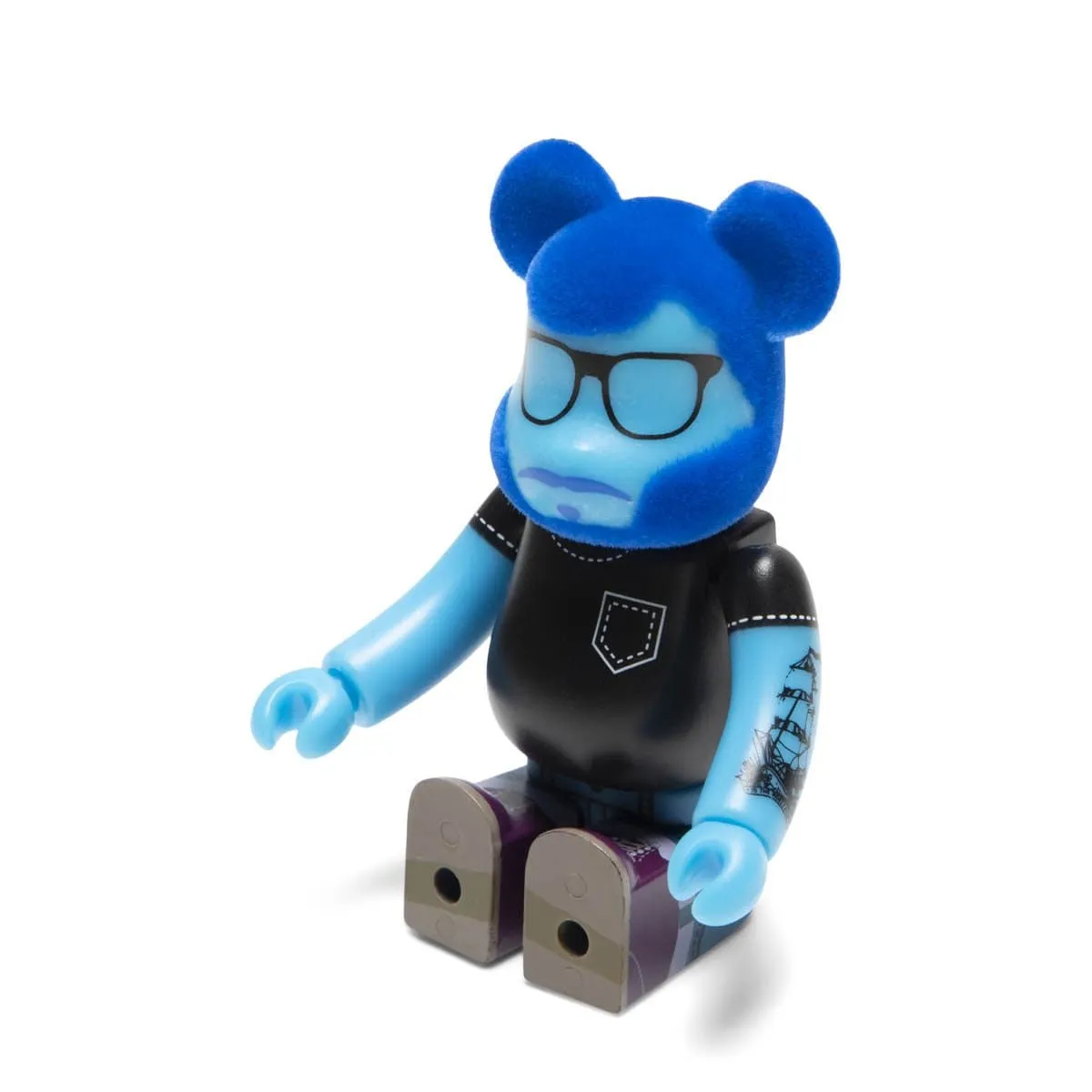 Dr. Martens x Medicom Toy 10S BE@RBRICK Blue