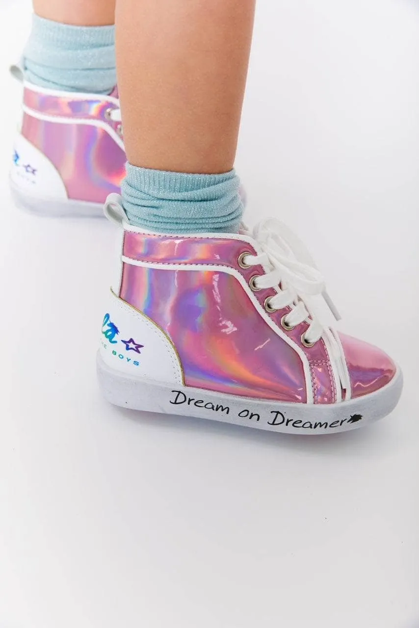 Dream On Dreamer Metallic Sneakers