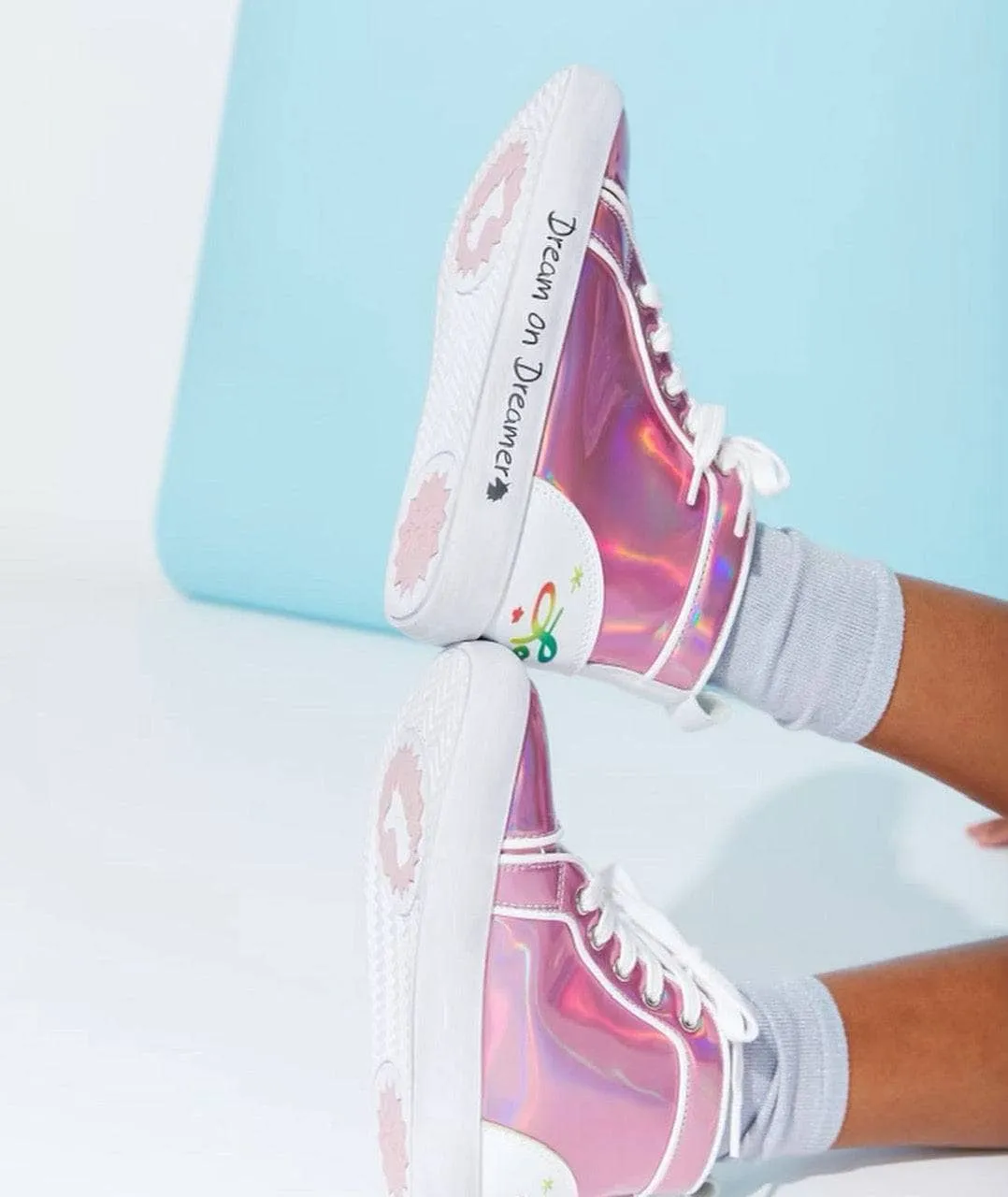 Dream On Dreamer Metallic Sneakers