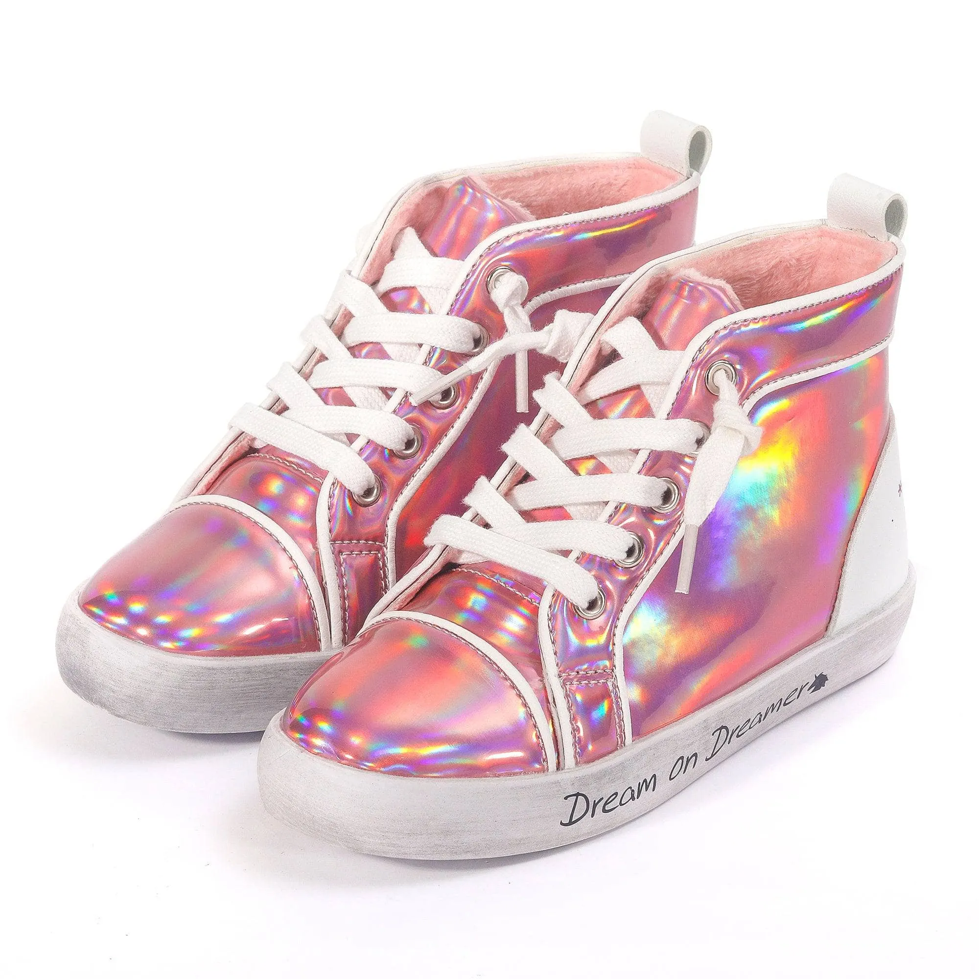 Dream On Dreamer Metallic Sneakers