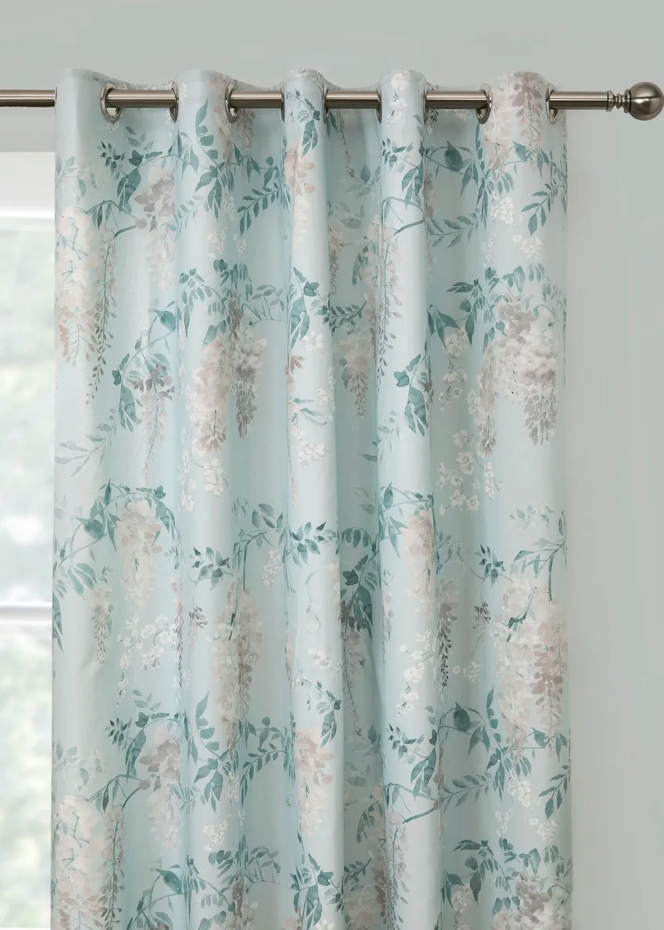 Dreams & Drapes Curtains Wisteria Blue Eyelet Curtains