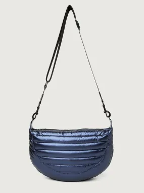 Elton Hobo Crossbody - Pearl Midnight/ Black/ Black Web/ Black Hardware