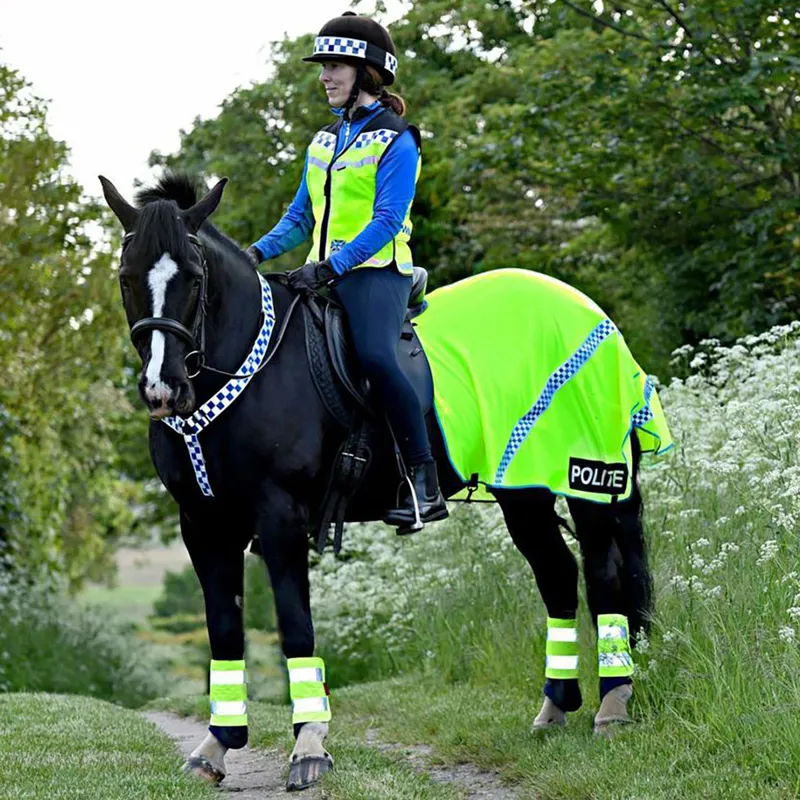 Equisafety Polite Hi-Vis Mesh Quarter Sheet - Yellow