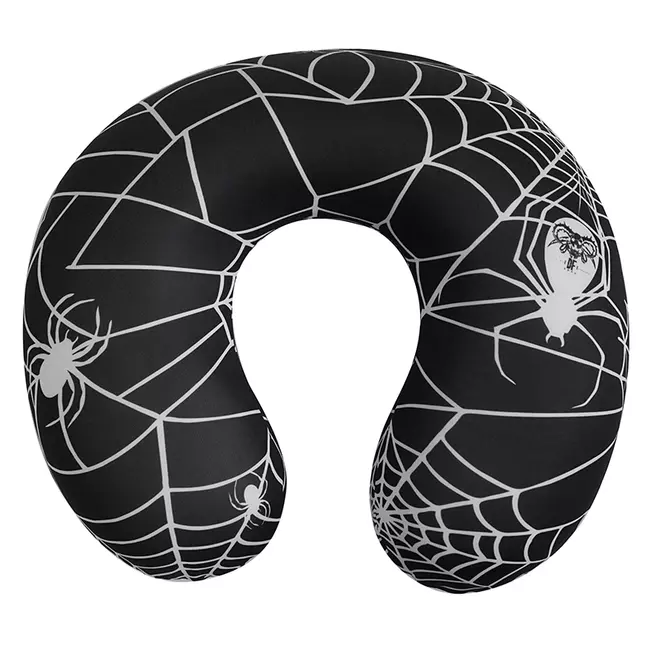 Gothic Wed Pattern Cotton U-shaped Travel Pillow