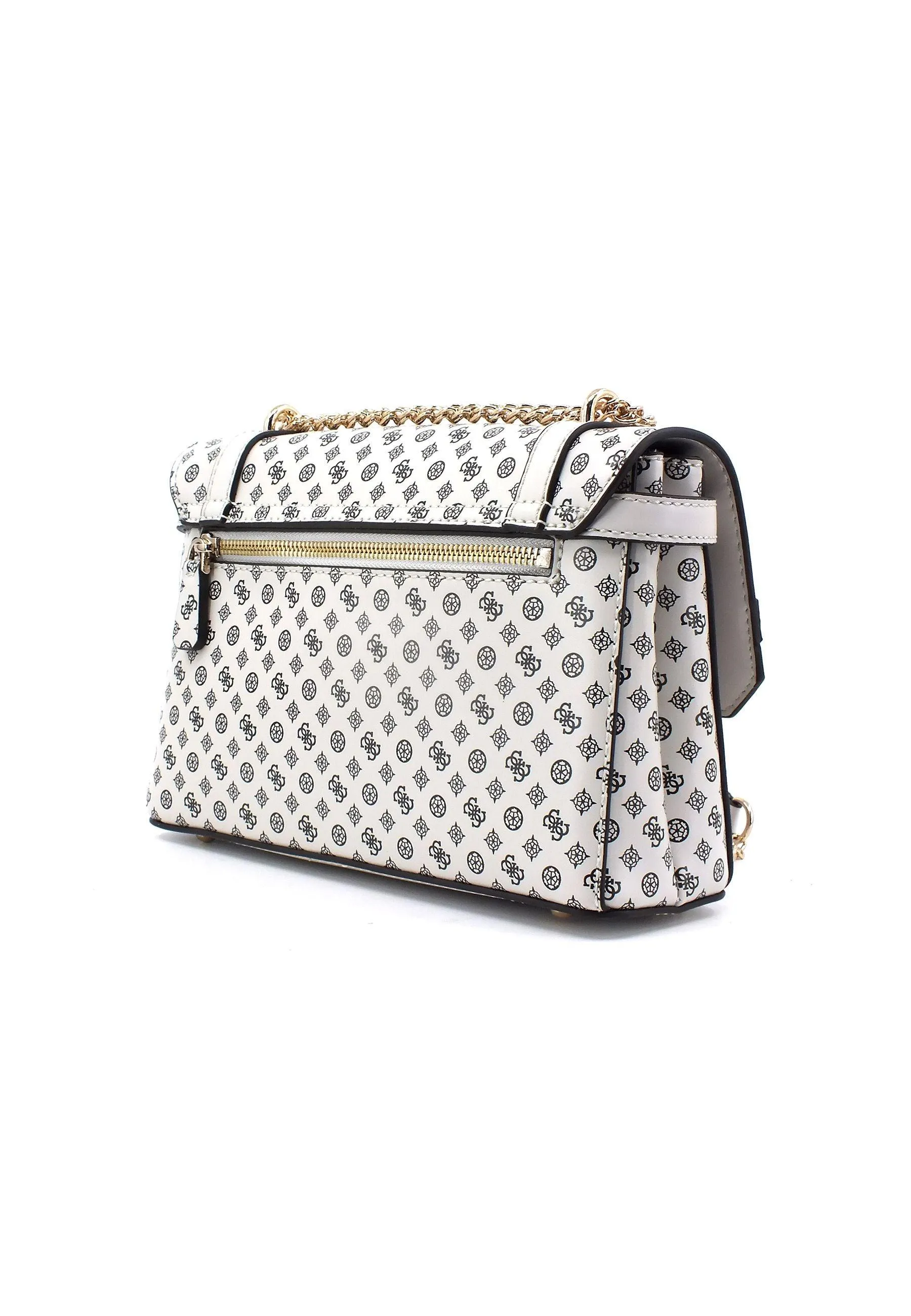 GUESS Emilee Tracolla Crossbody Stone Logo Bianco PS886221