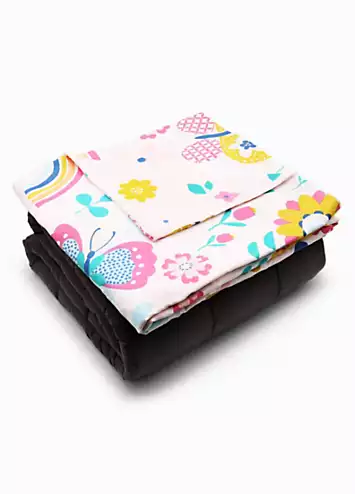 Happy Linen Co. Flower Garden 3.3kg Weighted Blanket | Kaleidoscope