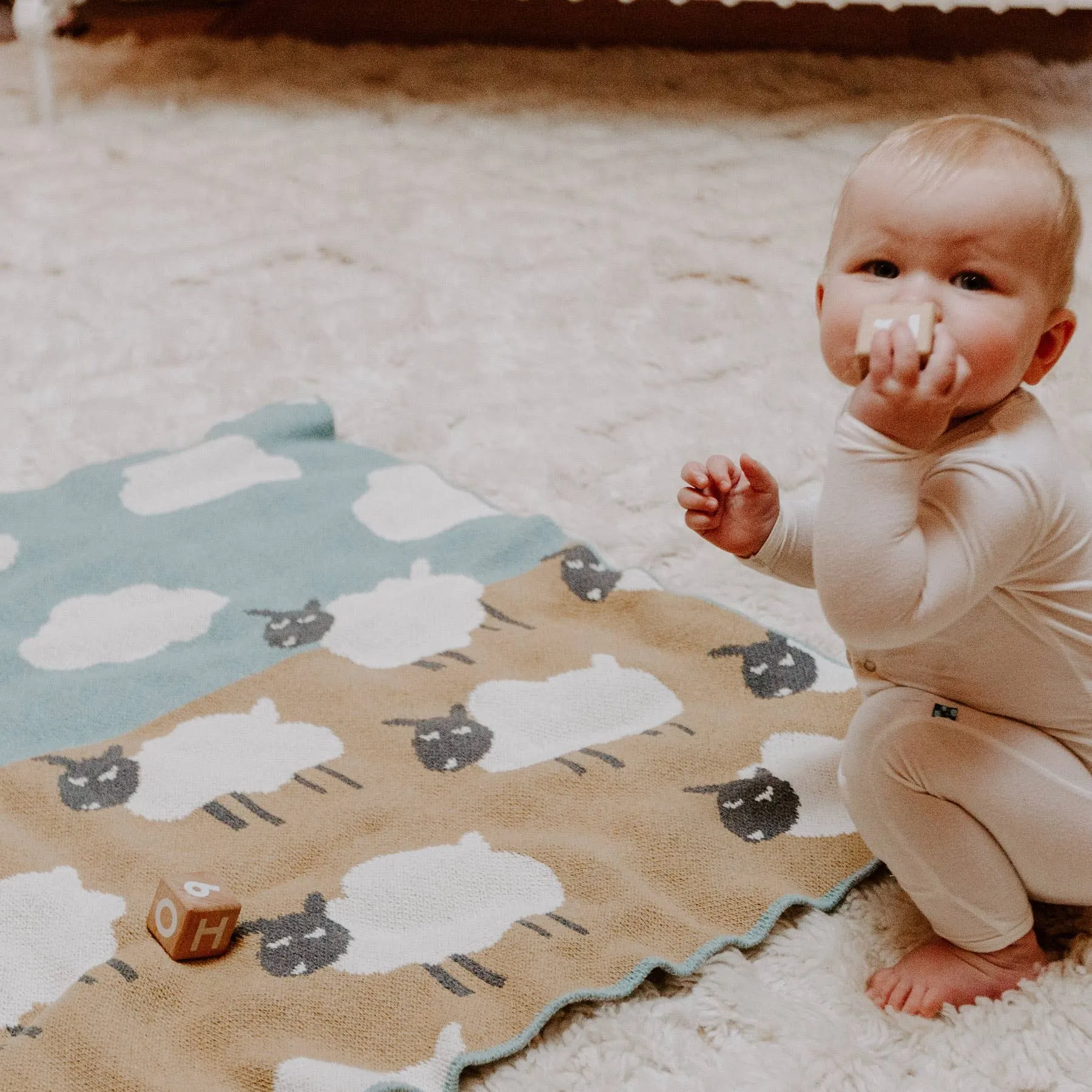 In2Green - Baby Sheep Blanket