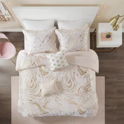 Intelligent Design Natalia Comforter Set with decorative pillows