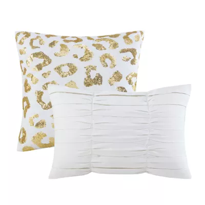 Intelligent Design Serena Animal Print Comforter Set with decorative pillows