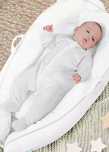 Kally Sleep Baby Nest Pillow - Pure White | Kaleidoscope