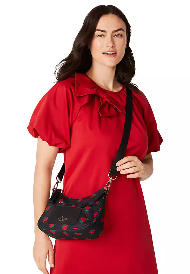 Kate Spade Kate Spade Chelsea Rose Toss Printed Crossbody KE437