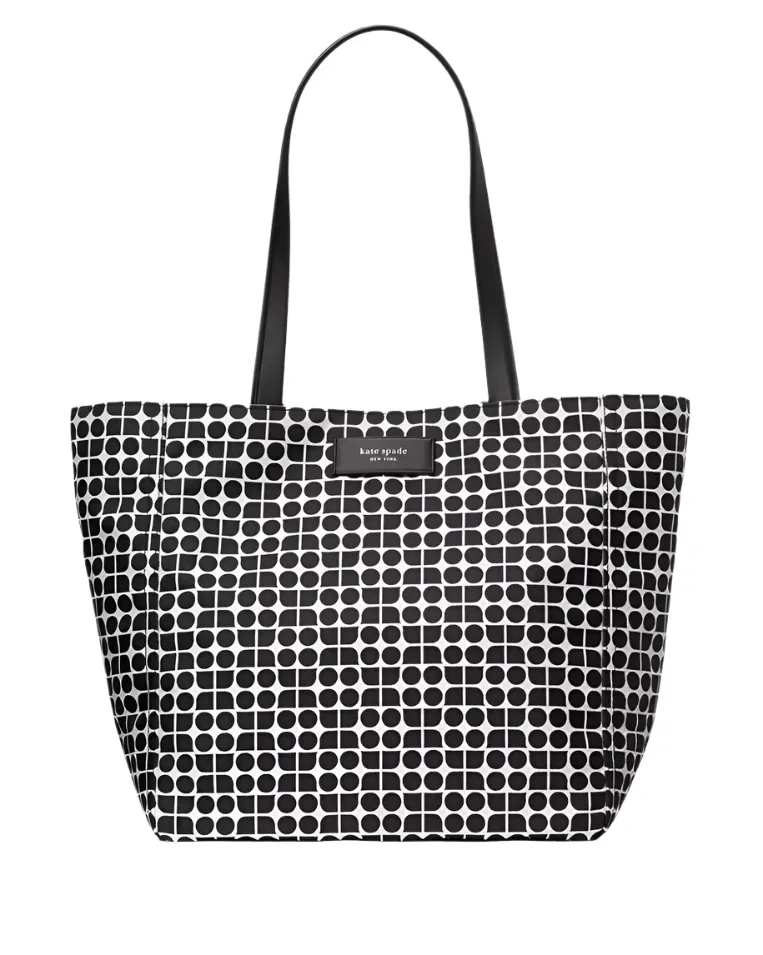 Kate Spade Noel Jacquard Large Tote Handbag